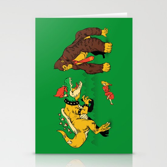 Boss vs Kong Stationery Cards