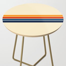 Classic Retro Stripes Side Table