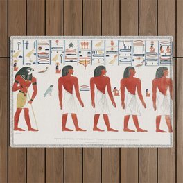 Ancient Egyptian art Outdoor Rug
