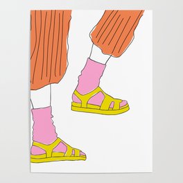 Socks and Sandals Poster