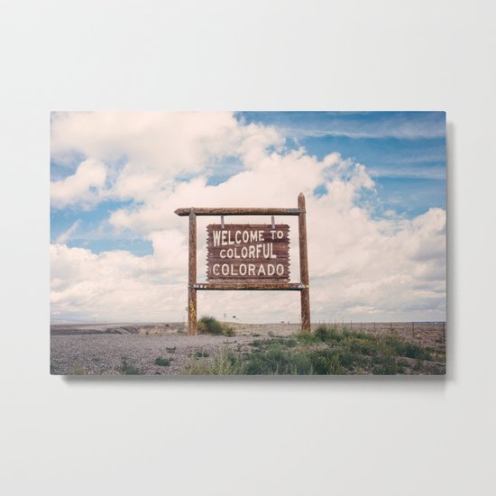 Welcome to Colorful Colorado Metal Print