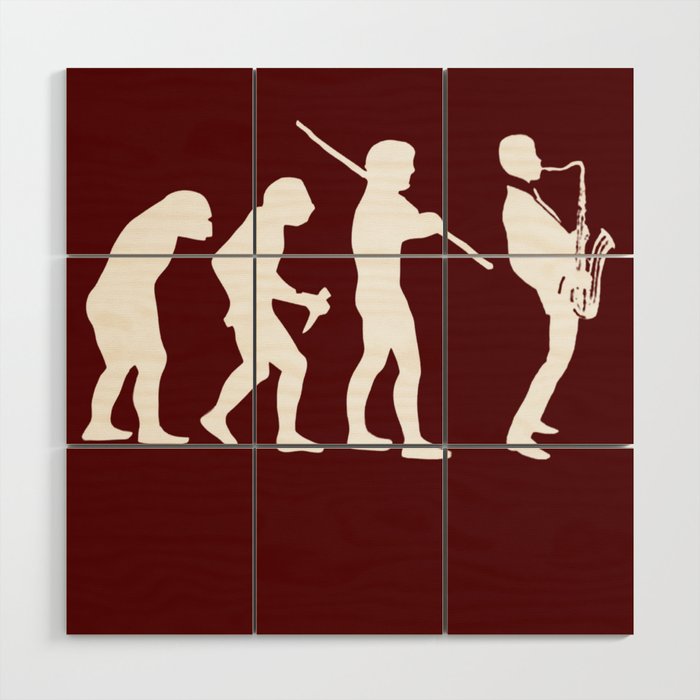 EVOLUTION OF JAZZ  Wood Wall Art