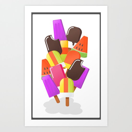 Ice cream 5 Art Print