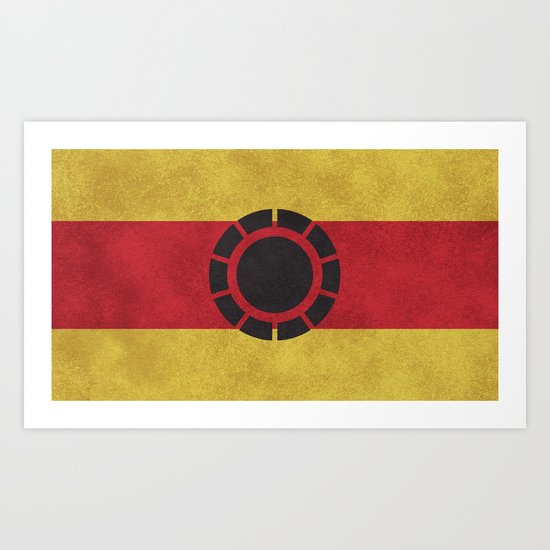 Iron Clade Colors Art Print