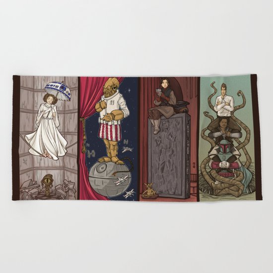 The Haunted Galaxy Beach Towel