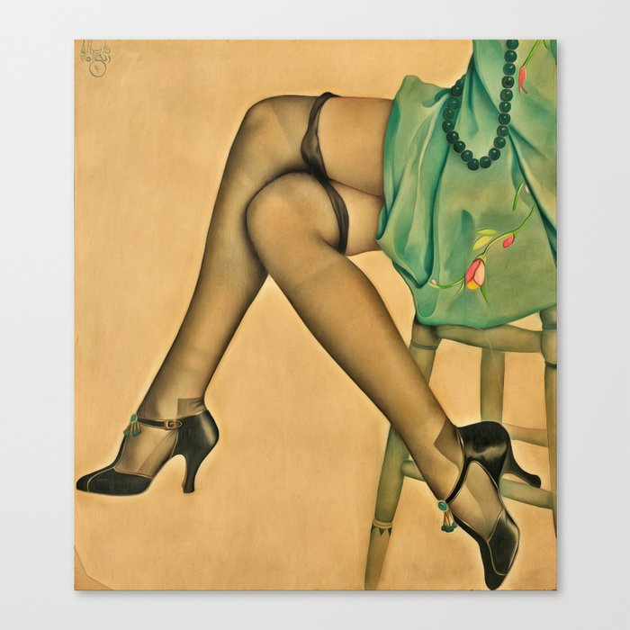 Alberto Vargas Pin Up Girl (46) Canvas Print