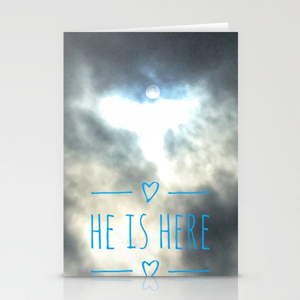 He Is here Stationery Cards