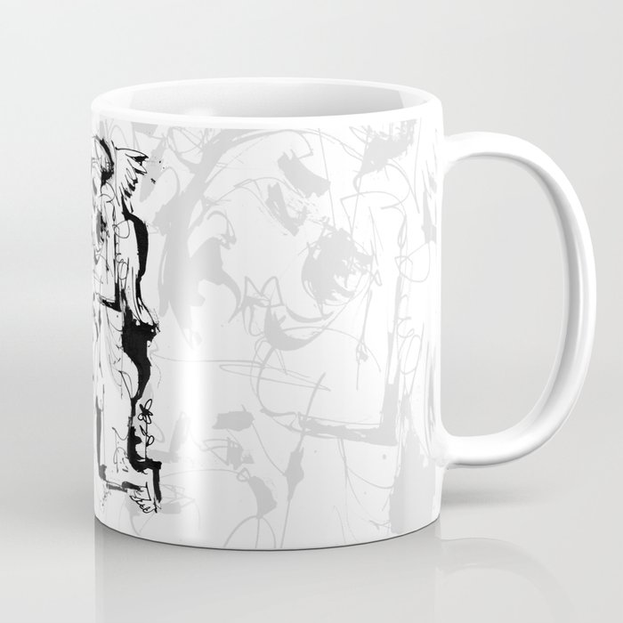 Mourning Angel - b&w Coffee Mug