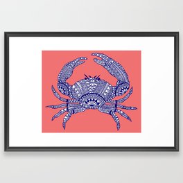 Charlotte the Crab Framed Art Print