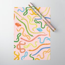 Snakes and Frogs Wrapping Paper