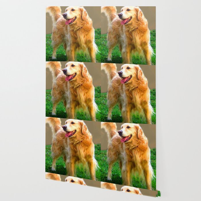 Golden Retriever Happy Dog Wallpaper