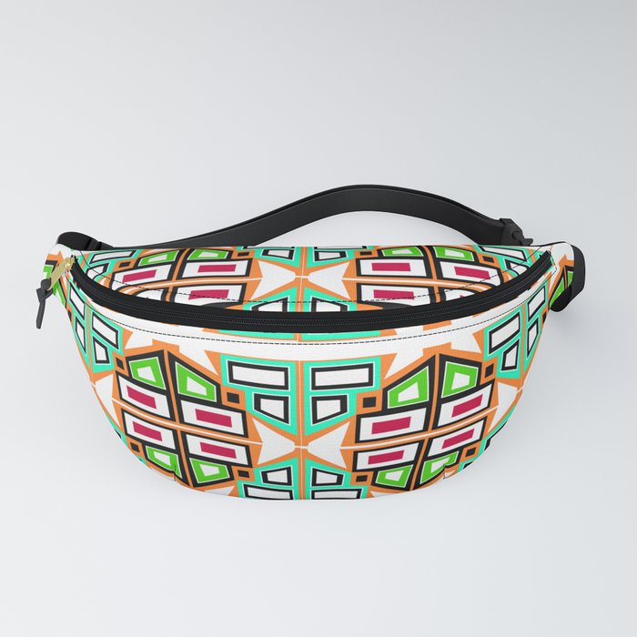 Abstract mosaic tiles Fanny Pack