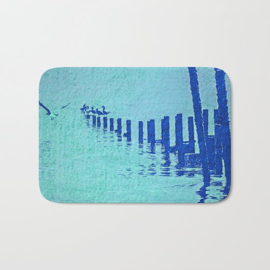 OCEAN BLUE Bath Mat