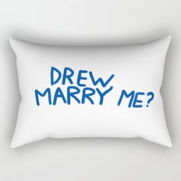 Drew Marry Me?  Rectangular Pillow