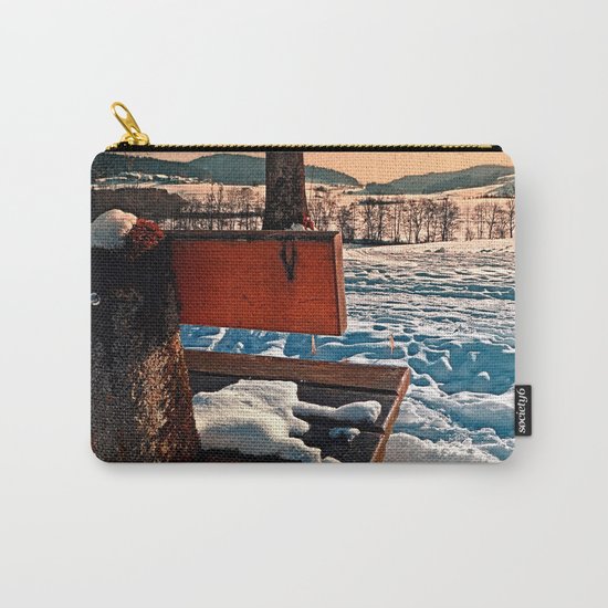 View into winter scenery Carry-All Pouch