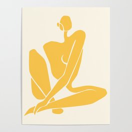 Body in Goldenrod Poster