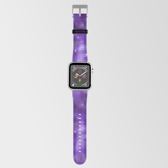 Glam Purple Diamond Shimmer Glitter Apple Watch Band
