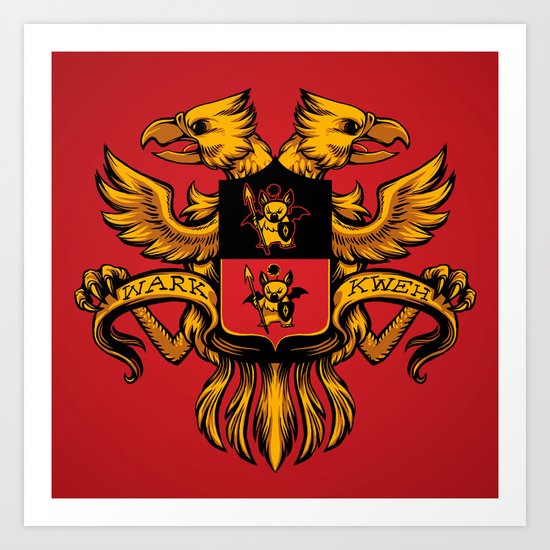 Crest de Chocobo Art Print