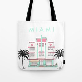 Miami Art Deco Vibes Tote Bag