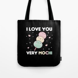 I Love You Very Mochi - Kawaii Mochi Ice Cream Tote Bag