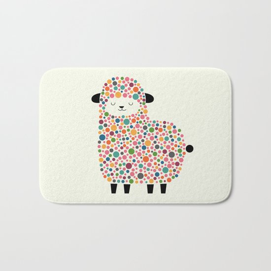 Bubble Sheep Bath Mat