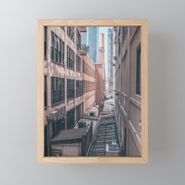 New York Alley Framed Mini Art Print