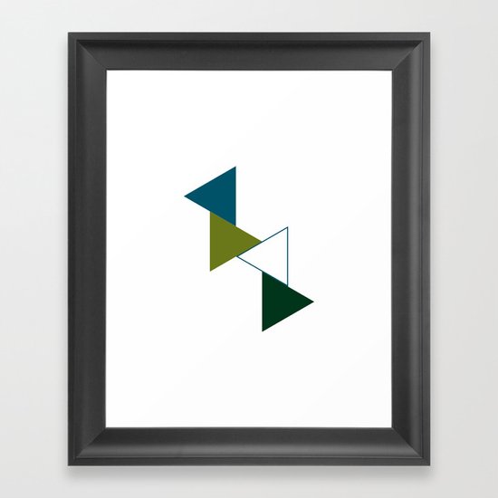 #383 Flux – Geometry Daily Framed Art Print