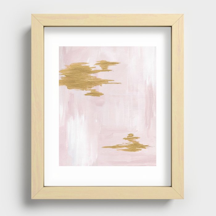 Blush Beauty Recessed Framed Print