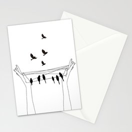 Cat's cradle Stationery Card