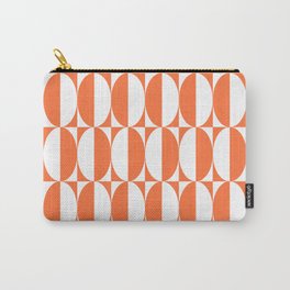 Mid Century Modern Geometric Half Oval Pattern 235 OrangeMid Century Modern Geometric Half Oval Patt Carry-All Pouch | Modern, Midcenturymodern, Hollywood, Regency, Shapes, Popart, Vintage, Retro, Abstract, Geometric 