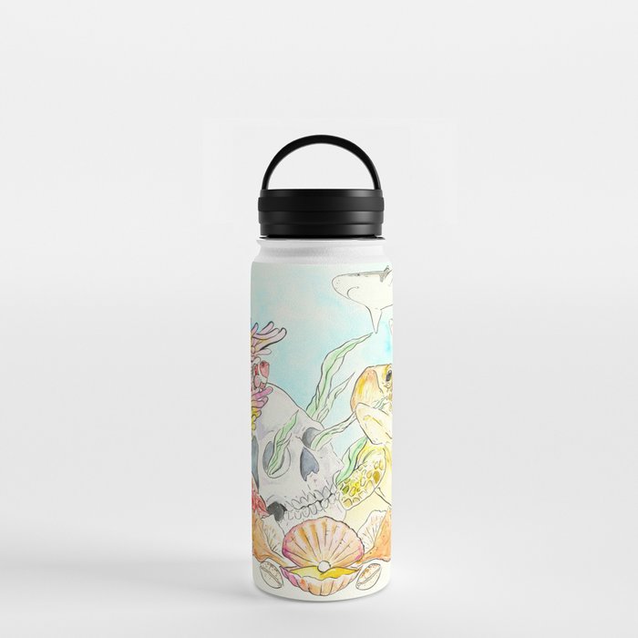 Turtle Skull Water Bottle