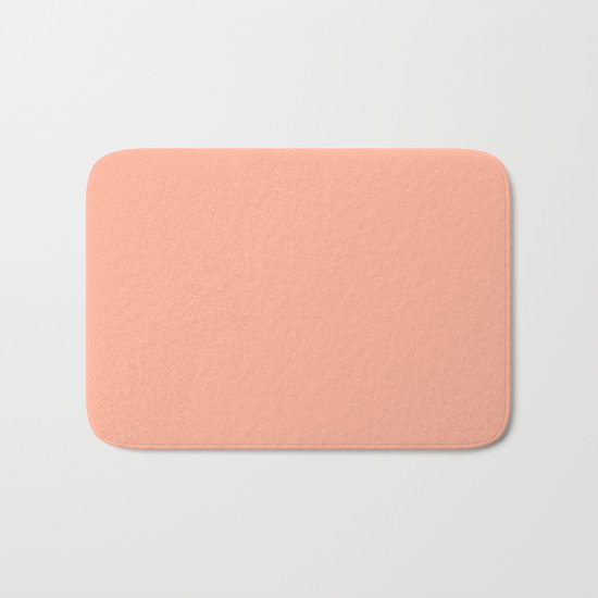 Simply Sweet Peach Coral Bath Mat