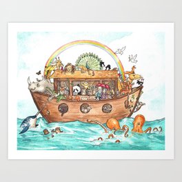 Noah's Ark Art Print