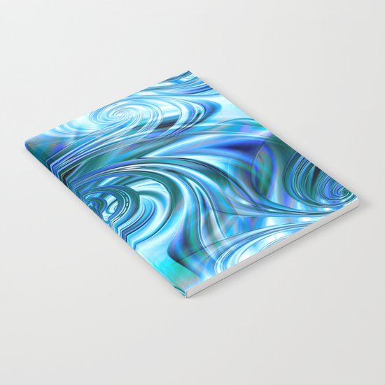 Curls Deluxe Blue Notebook