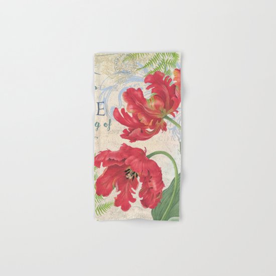 Vintage Flower #21 Hand & Bath Towel