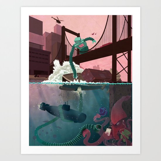 Your Music, I Has It Art Print