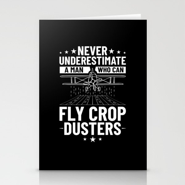 Crop Dusting Plane Rc Drone Airplane Pilot Stationery Cards