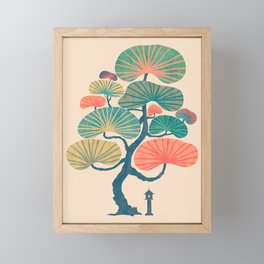Japan garden Framed Mini Art Print