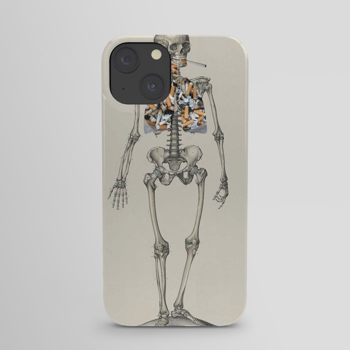 Skeletons Smoking iPhone Case