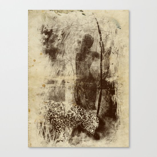 paleo warrior Canvas Print