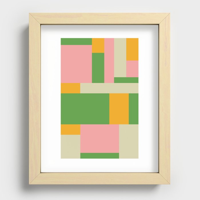 Geometric Abstract #42 Recessed Framed Print