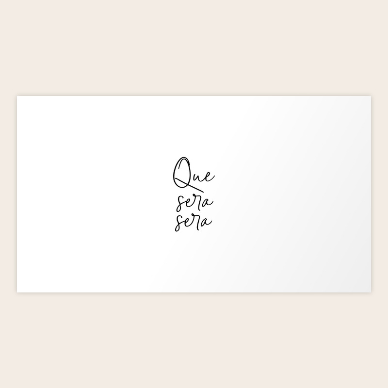 Que Sera Sera Whatever Will Be Will Be Music Quote Art Print By Jolieartsy Society6