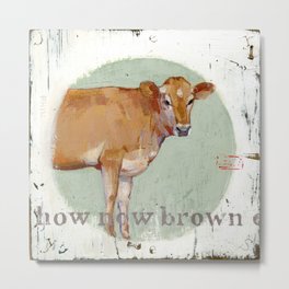 jersey cow Metal Print | Browncow, Painting, Cow, Jerseycow, Philartguy, Milkcow, Jersey 