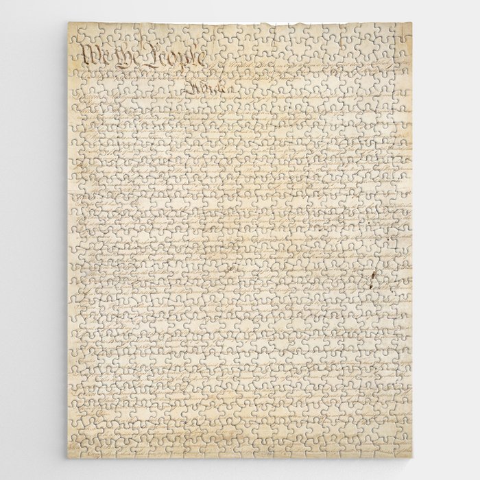 Constitution of the United States, Page 1, 1787 Jigsaw Puzzle