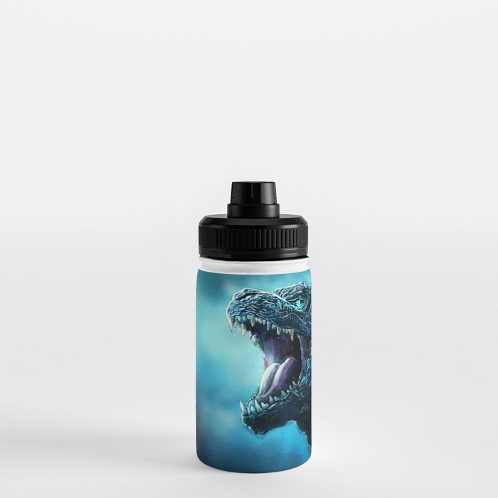 The King of Monsters - Godzilla Water Bottle by alandodrawing