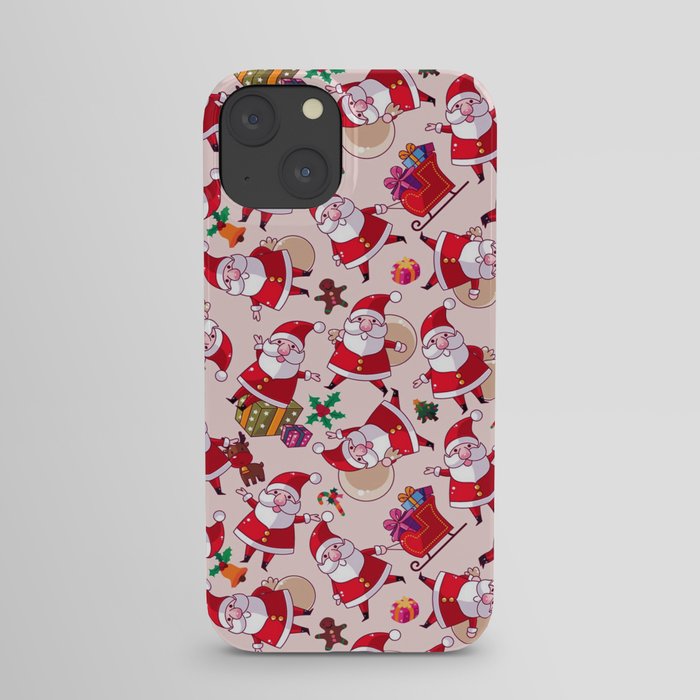 Santa Gift Pattern iPhone Case