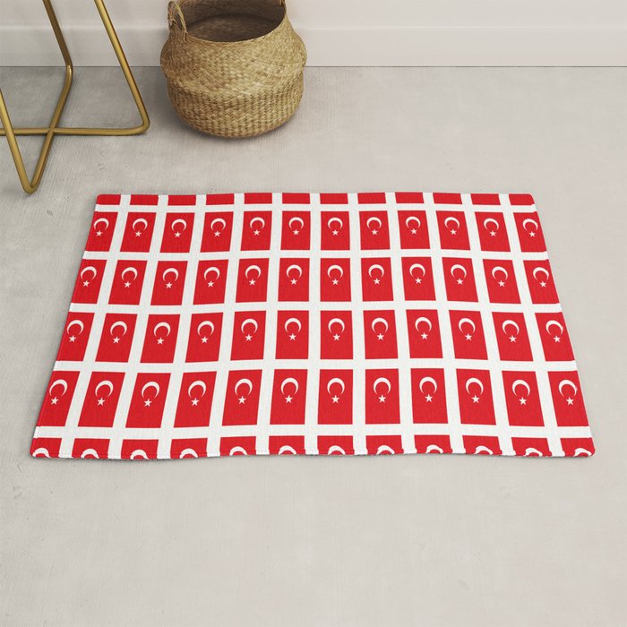 Flag Of Turkey Turkey Turkish Turkiye Turks Kurds Ottoman Istanbul Constantinople Rug By Oldking Society6