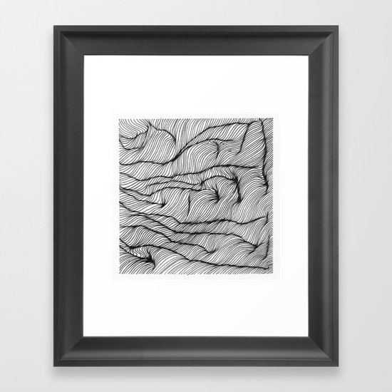 Lines #1 Framed Art Print