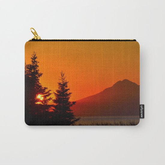Orange Sky - Mt. Redoubt Carry-All Pouch