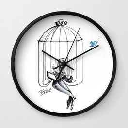 Cage Wall Clock